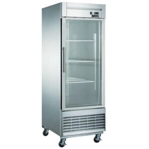 D28AR-GS1 Top Mount Single Glass Door Commercial Reach-in Refrigerator