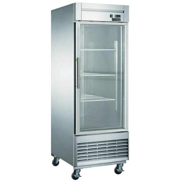 D28AR-GS1 Top Mount Single Glass Door Commercial Reach-in Refrigerator