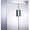 D55AF Commercial 2-Door Top Mount Freezer in Stainless Steel - Image 2