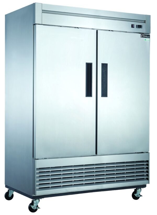 D55F 2-Door Commercial Freezer in Stainless Steel