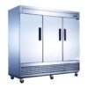 D83R 3-Door Commercial Refrigerator in Stainless Steel - Image 2