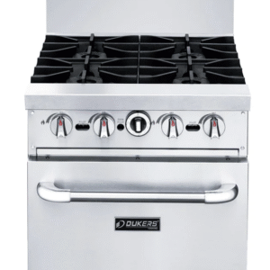 DCR24-4B 24″ Gas Range with Four (4) Open Burners