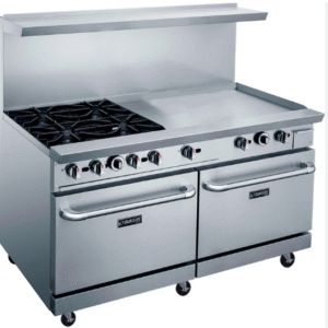 DCR60-4B36GM 60″ Gas Range with Four (4) Open Burners & 36″ Griddle